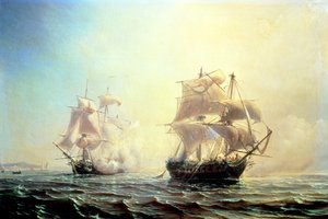 Combat Between the Frigate 